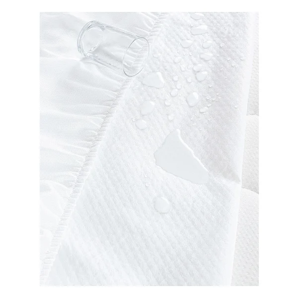 Madame Coco Flore Beyaz Sıvı Geçirmez Fitted King Size Yatak Alezi 180 X 200 Cm Polyester Özellikli - Görsel 3
