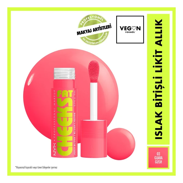 NYX Professional Makeup Fat Cheeks Likit Allık - Görsel 9
