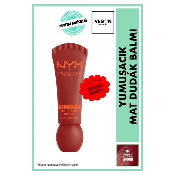 Nyx Professional Makeup Soft Matte Smushy 07 Swipe 2 Smooth Dudak Balmı - Görsel 9