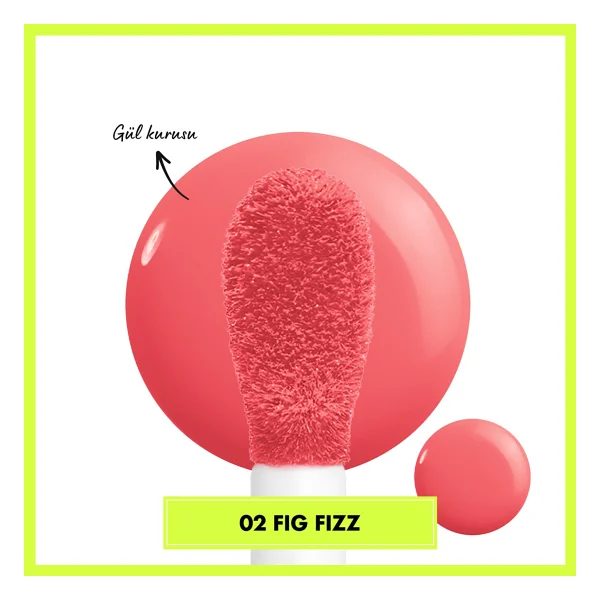 Nyx Professional Makeup 2 Fig Fizz Islak Bitişli Likit Allık Yumuşak Aplikatör İle Kolay Uygulama - Görsel 2
