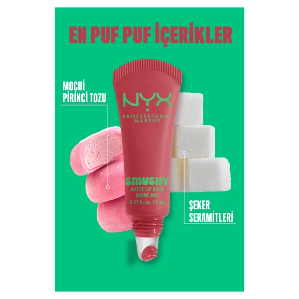 Nyx Professional Makeup Soft Matte Smushy 10 Sassy Stuff Dudak Balmı - Görsel 5