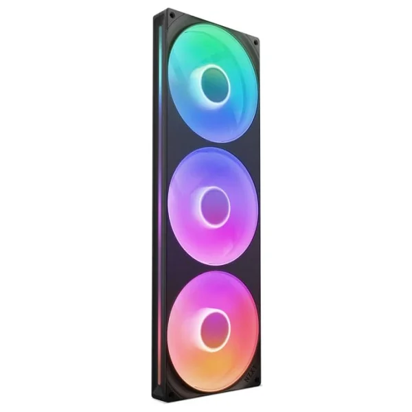 Nzxt F420 RGB Core Rf-U42hf-B1 Siyah 3'lü 14 Cm Kasa Fanı - Görsel 2