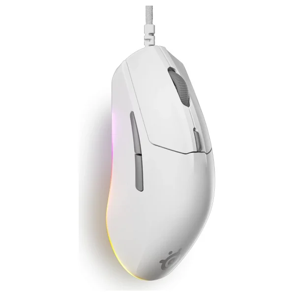 Steelseries Rival 3 Gen 2 Beyaz RGB Optik Kablolu Oyuncu Mouse - Görsel 4