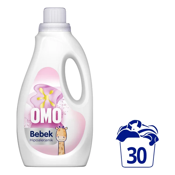 Omo Sıvı Bebek Deterjanı 1500 Ml - Görsel 2