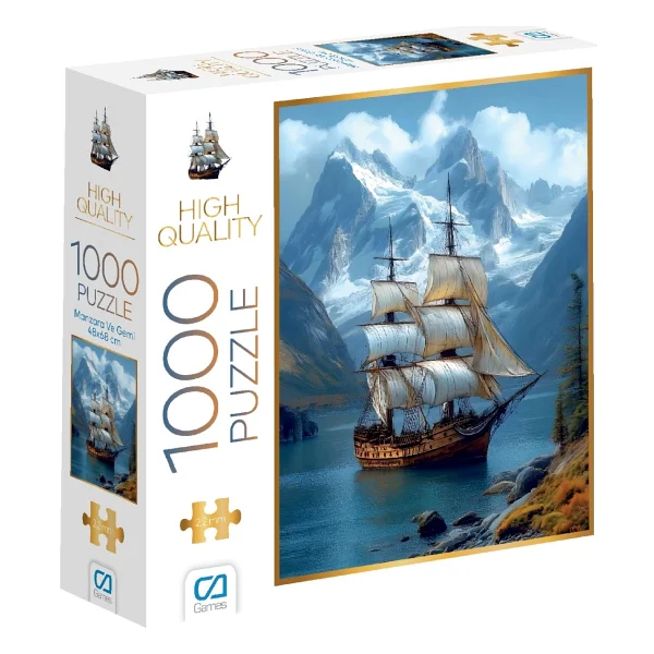 Ca Games Ca.7072 Manzara Ve Gemi 1000 Parça Puzzle - Görsel 4