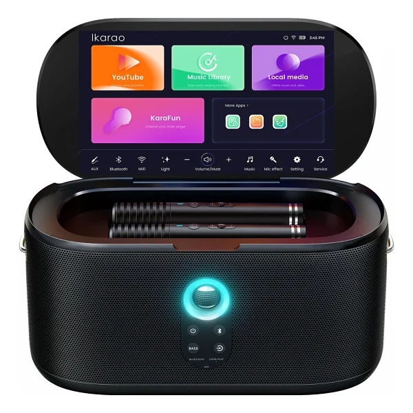 Ikarao Shell S1 Partybox RGB Bluetooth Hoparlör - Görsel 3