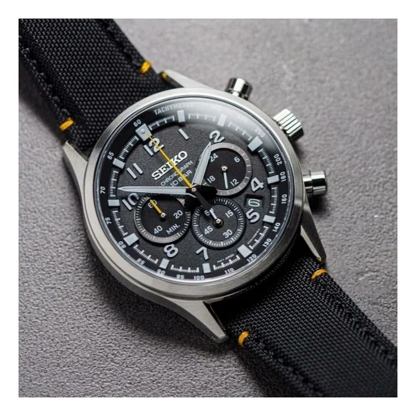 Seiko Chronograph Ssb449 Kumaş Kordon Erkek Kol Saati - Görsel 4