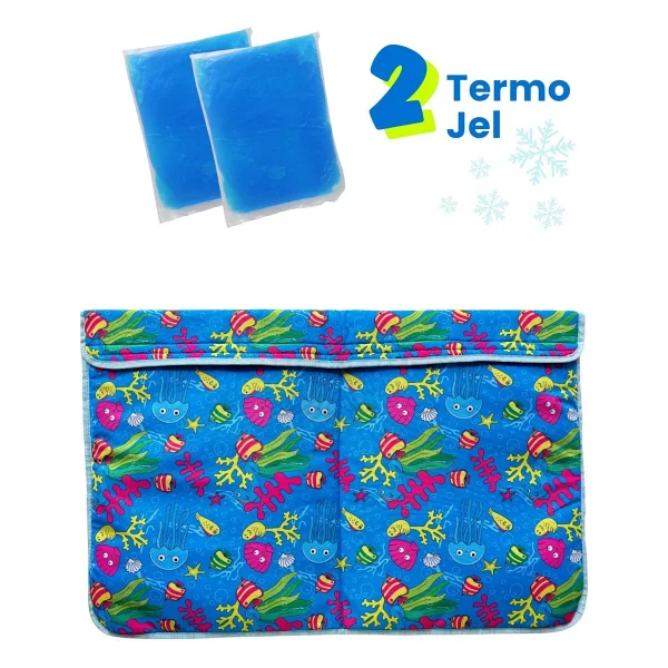 Havhav Serinletici Köpek Minderi 70x50 Cm - 2 Jel Dahil Su Geçirmez Ve Katlanabilir Kumaş - Mavi - 70 X 50 Cm - Görsel 7