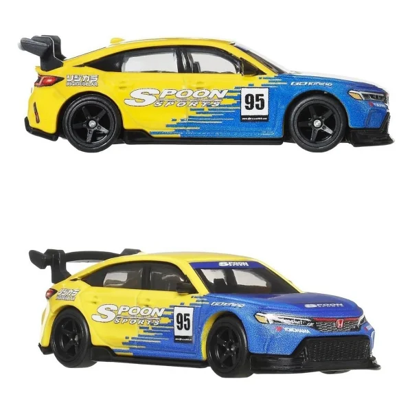 Hot Wheels Premium Car Culture '99 Honda Civic Type R (Ek9) Ve Honda Civic Type R 2'li Araba Seti Hbl96-Jbl00 - Görsel 2