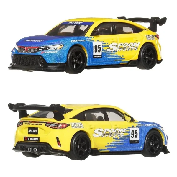 Hot Wheels Premium Car Culture '99 Honda Civic Type R (Ek9) Ve Honda Civic Type R 2'li Araba Seti Hbl96-Jbl00 - Görsel 3