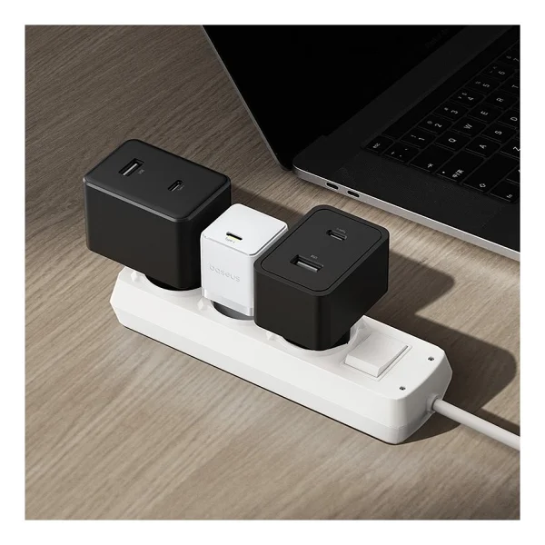 Baseus Palm 1c 30 W Beyaz Hızlı Şarj Adaptörü - Görsel 4