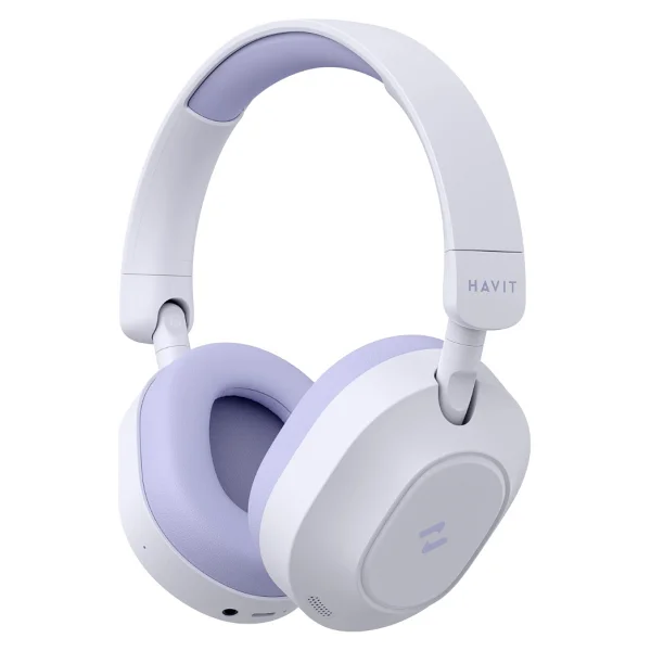 Havit H668bt ANC Mor Kulak Üstü Bluetooth Kulaklık - Görsel 2