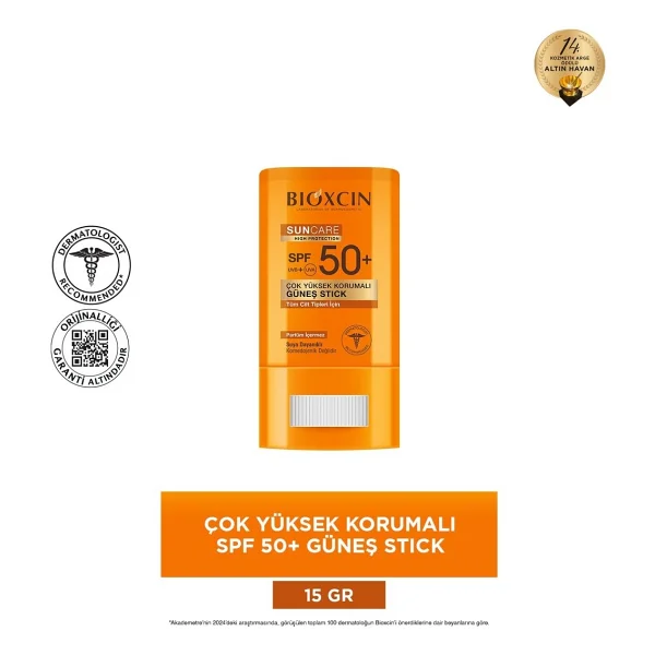 Bioxcin Sun Care 15 Gr 50 Faktör Stick Güneş Kremi - Görsel 5