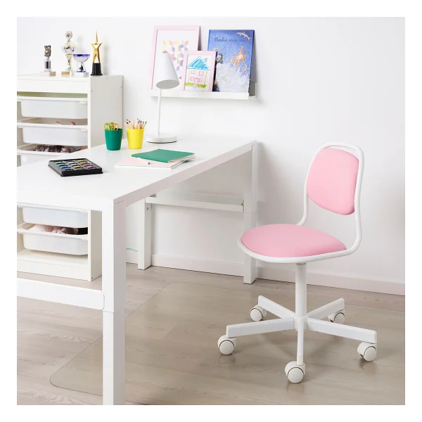 Ikea Örfjall Pembe Çocuk Çalışma Sandalyesi - Görsel 10