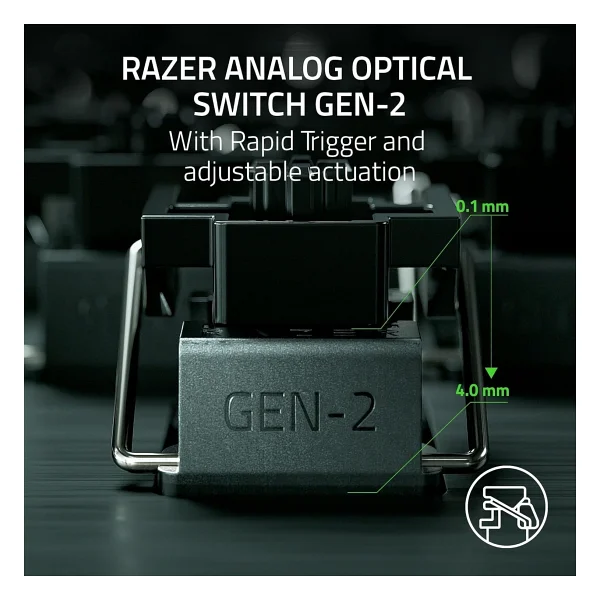 Razer Huntsman V3 Pro Beyaz RGB Tkl Analog Optical Switch Kablolu Oyuncu Klavyesi - Görsel 7