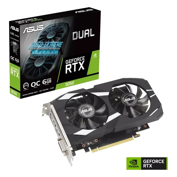 Asus RTX 3050 Dual Oc Edition Dual-Rtx3050-O6g 96 Bit Gddr6 6 GB Ekran Kartı - Görsel 6