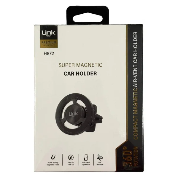 Linktech H872 Premium Magsafe Mıknatıslı Araç Telefon Tutucu - Görsel 2
