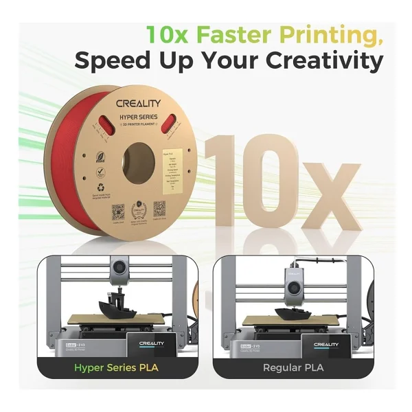 Creality Hyper Pla 1.75 Mm 1 Kg Kırmızı Filament - Görsel 3