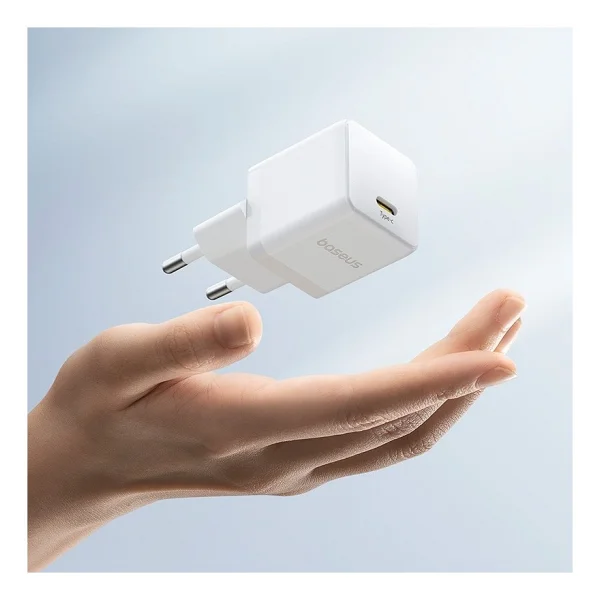 Baseus Palm 1c 30 W Beyaz Hızlı Şarj Adaptörü - Görsel 3