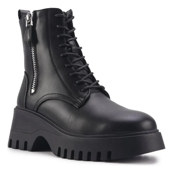 Lumberjack Int1223k033-Krk Bayan Deri Kürklü Bot 101482594/Sıyah 37 - Siyah - Görsel 2