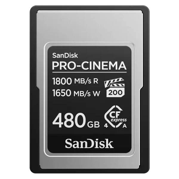 SanDisk PRO-CINEMA SDCFEA-480G-GN4NN CFexpress Type-A 8K 480 GB Hafıza Kartı - Görsel 10