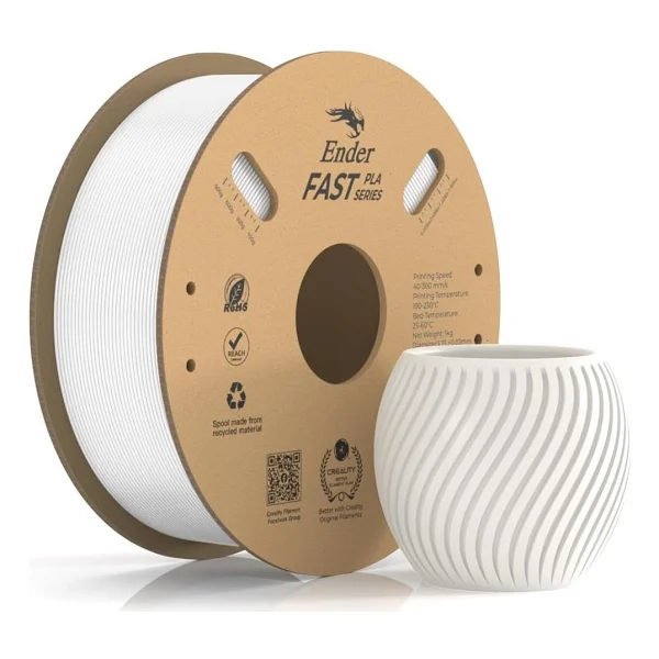 Creality Ender Fast Pla 1.75 Mm 1 Kg Beyaz Filament - Görsel 3