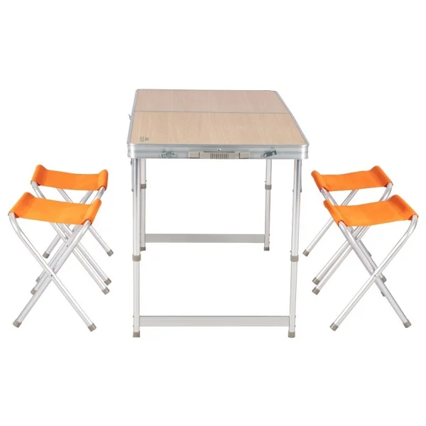 Aygaz Outdoor 120x60 Cm 4 Kişilik Mdf Kamp Masa Sandalye Takımı - Görsel 5