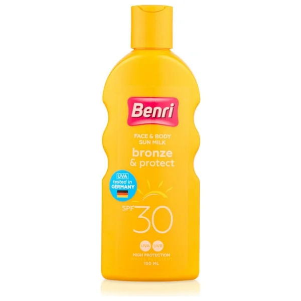 Benri Bronzluk Koruma 30 Faktör Güneş Sütü 150 Ml - Görsel 2