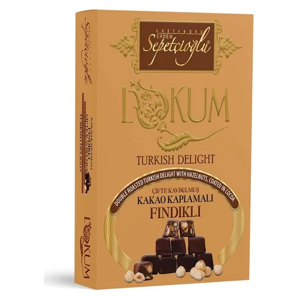 Erdem Sepetçioğlu Kakao Kaplamalı Fındıklı Lokum 200 Gr - Görsel 3