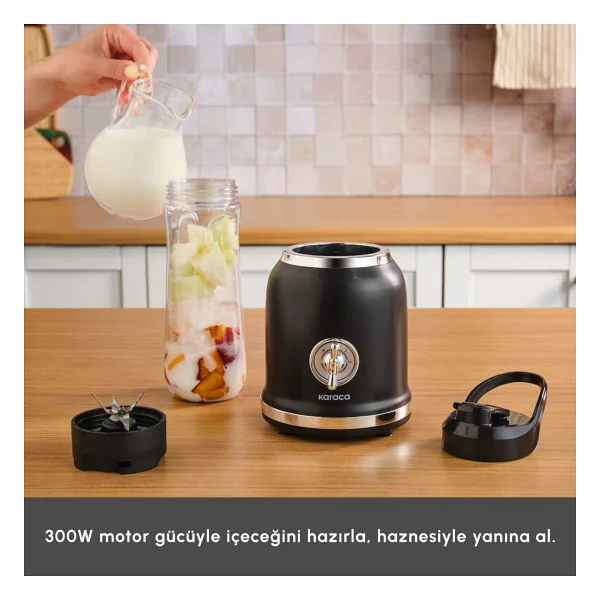 Karaca Retro Personal 550 W Kişisel Smoothie Blender - Görsel 8