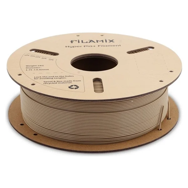 Filamix Hyper Speed Pla 1.75 Mm 1 Kg Ahşap Filament - Görsel 2