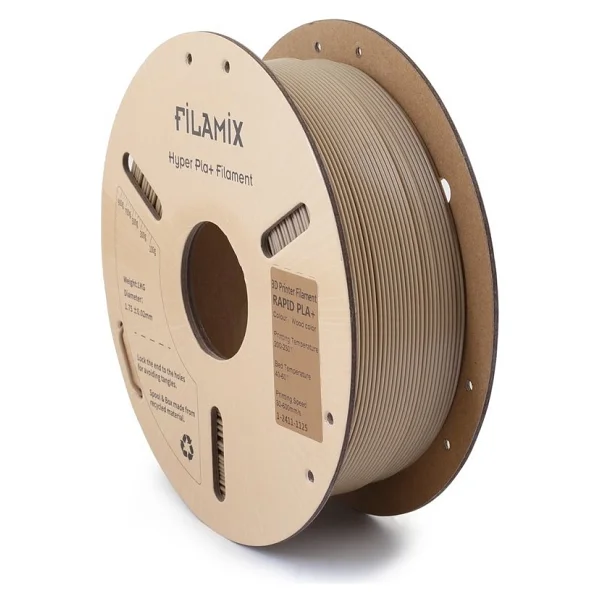 Filamix Hyper Speed Pla 1.75 Mm 1 Kg Ahşap Filament - Görsel 3