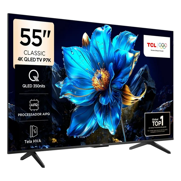 Tcl 55p7k 4K Ultra HD 55" 140 Ekran Uydu Alıcılı Google Smart QLED TV - Görsel 2