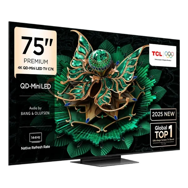 Tcl 75c7k Premium 4K Ultra HD 75" 190 Ekran Uydu Alıcılı Google Smart Mini LED TV - Görsel 2