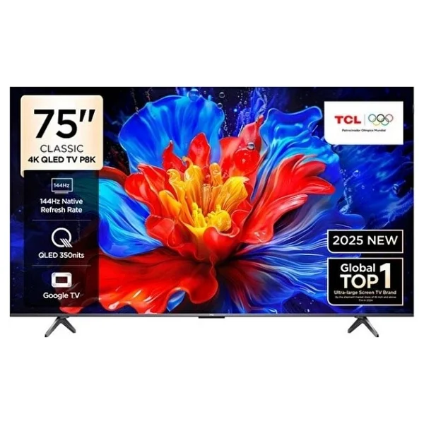 Tcl 65p8k 4K Ultra HD 65" 165 Ekran Uydu Alıcılı Google Smart QLED TV - Görsel 3