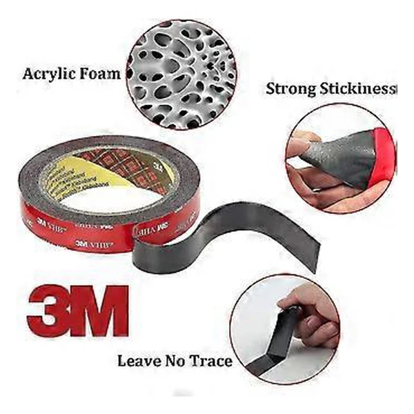 3m 3616 Akrilik 22x4.6 Mm Ultra Güçlü Çift Taraflı Bant - Görsel 2