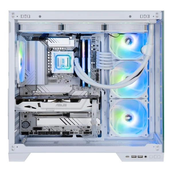 Bitfenix Mh100 750w 80+ Bronze Psu 4x120mm Frgb Fan Atx Temperli Cam Beyaz Gaming (Oyuncu) Kasa - Görsel 2