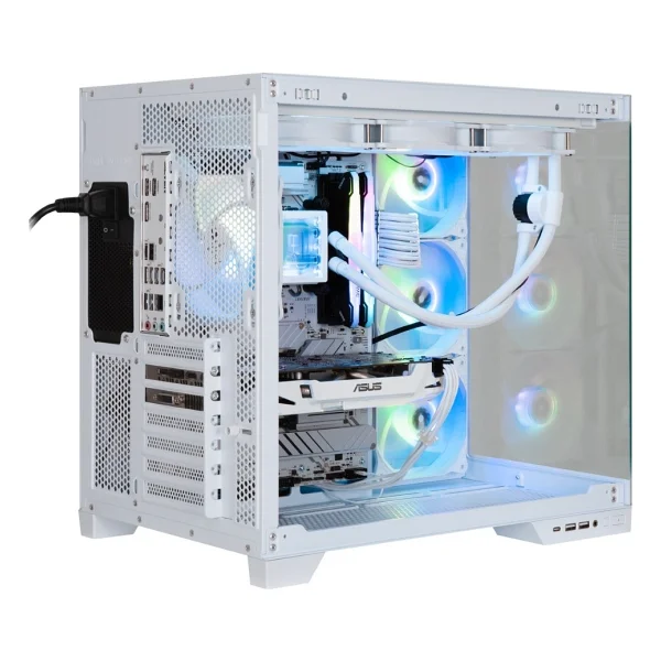 Bitfenix Mh100 750w 80+ Bronze Psu 4x120mm Frgb Fan Atx Temperli Cam Beyaz Gaming (Oyuncu) Kasa - Görsel 5