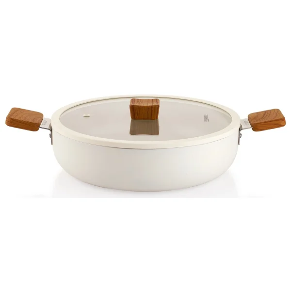 Schafer Ceramoni 28 Cm Seramik Basık Tencere - Görsel 2