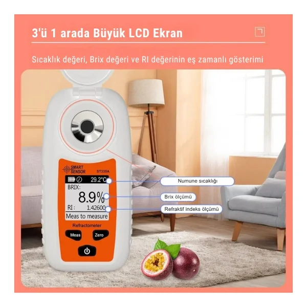 Smart Sensor St335a Dijital Refraktometre 0-35 Brix - Görsel 5