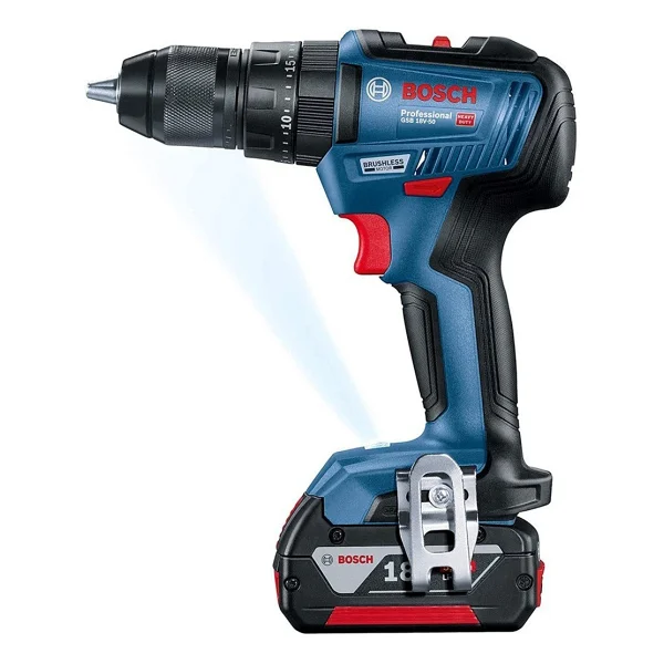 Bosch Gsr 18v-50 Çift Akülü 5 Ah Vidalama Makinesi - Görsel 2
