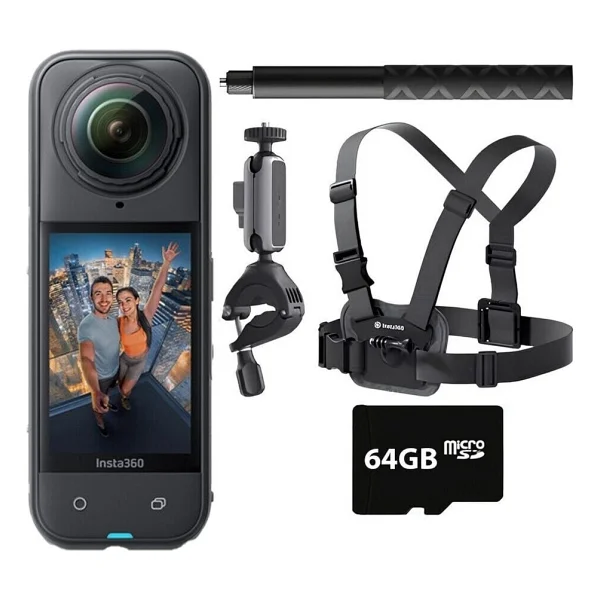 Insta360 X5 Aksiyon Kamerası - Bisiklet Kiti - Görsel 2