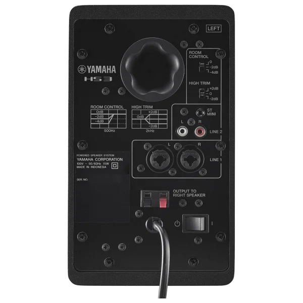 Yamaha Hs3 Siyah Stüdyo Referans Monitörü - Görsel 2