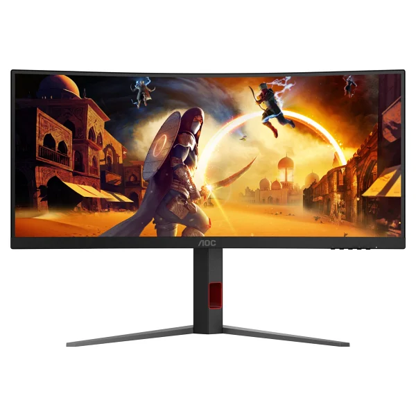 Aoc Cu34g4 34" 0.5 Ms Wqhd Curved 180 Hz Oyuncu Monitörü - Görsel 2