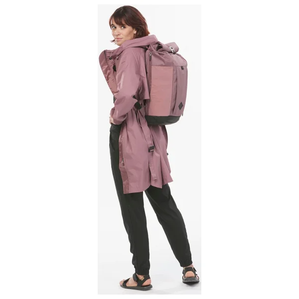 Quechua Kadın Outdoor Yağmurluk - Raincut Long - Gül Kurusu - Görsel 2