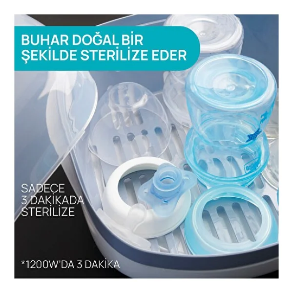 Chicco Buharlı Mikrodalga Sterilizatörü - Görsel 3