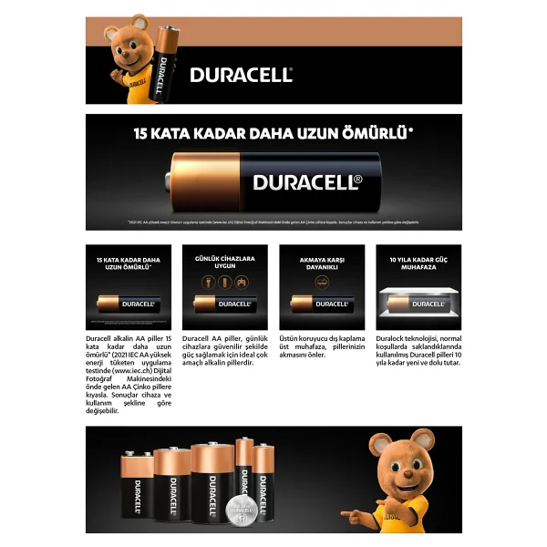 Duracell Alkalin Kalem Pil (Aa) 2 Li - Görsel 6