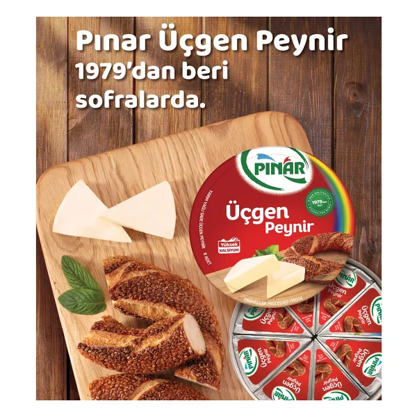 Pınar Üçgen Peynir 8x12.5 Gr 3'lü - Görsel 3