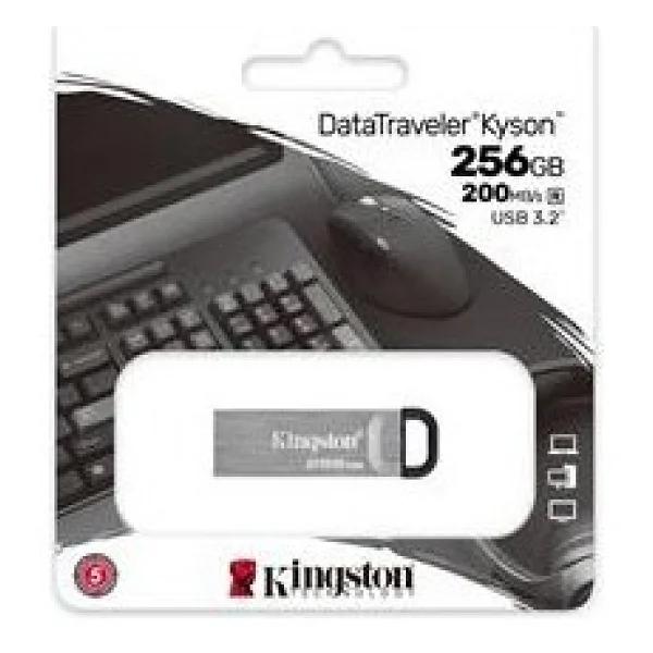 Kingston Datatraveler Kyson Dtkn/256gb 256 GB Flash Bellek - Görsel 4