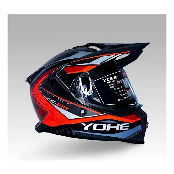 Yohe Fg601 Full Face Motor Kaskı - Görsel 4